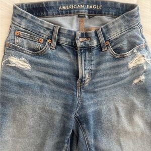 American Eagle Outfitters Women's Light Blue Skinny Jeans